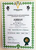 CERTIFICATO ABBAV DEL B&B ROMANTICA VENEZIA